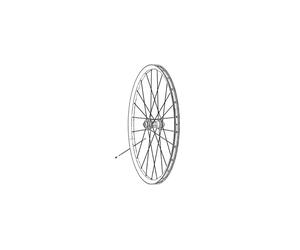 Kit tubeless valves/fond de jante/clé valve Zipp Argenté