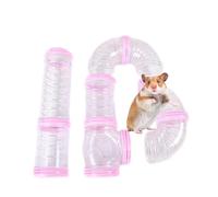Kit Tubes et Tunnels pour Hamster - Polystyrène Tunnel de Ferret sécurisé extensible, Connectable Bite -resistant | Small Animal Play System, Cage Tunnel Toy Ferrets Hamsters Souris, Animal de