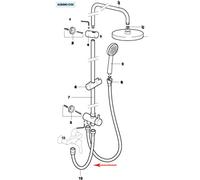 KIT TUBO FLEX DO GRAPADO G1/2" L-500