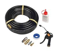 Kit tuyau BOSTITCH à air comprimé + soufflette + accessoires - CPACK15