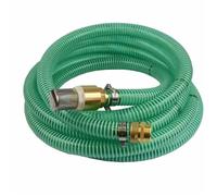 Kit Tuyau d'Aspiration et Refoulement 1 Pouce 7m en PVC avec Crépine et Clapet Anti-Retour