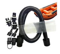 Kit Tuyau De Pompe pour Planche De Paddle 1 mètre ondulé Flexible épaissi | Tuyau prolongateur gonfleur kayak Pour Bateau Pneumatique Kayak Matelas Pneumatique Radeau Tente Gonflable