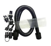 Kit Tuyau De Pompe pour Planche De Paddle Pièces Flexibles ondulées 1 mètre | Tuyau prolongateur gonfleur kayak Pour Bateau Gonflable Kayak Matelas Pneumatique Sports