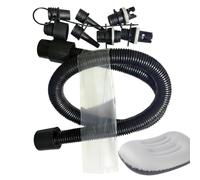 Kit Tuyau De Pompe pour Planche De Paddle Pièces Ondulées 1 Mètre avec | Tuyau prolongateur gonfleur kayak Pour Bateau Pneumatique Kayak Matelas Pneumatique Radeau