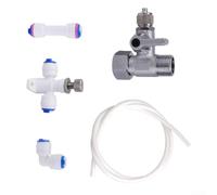 Kit Tuyau Eau Frigo 15m PE pour Glacière(10m tube set) | Polyéthylène alimentaire haute résistance, lisse, anti-, supporte basses températures et pressions variables