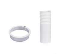 Kit Tuyau Échappement Clim Portable 15cm pour midea Kit Tuyau(Coupler+200cm pipe)