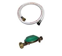 Kit tuyau flexible de gaz + détendeur Butane 25mm Flexible + détendeur butane