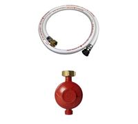 Kit Tuyau flexible de gaz 1,5 m à embouts mécaniques + Détendeur Propane 37mbar 1,5kg/h - Normes NF