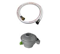 Kit tuyau flexible de gaz + détendeur Quick-on Butane 27mm Flexible + détendeur Quick-on Butane 27mm