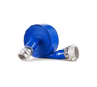 Kit Tuyau Pompe à Eau Transport Eau PVC Bleu Lavage Contre-Courant Tuyau 1524cm