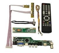 Kit TV for B154EW02 V1/V2/V3/V6/V7 TV + HDMI + VGA + AV + USB LCD LED Écran Contrôleur Carte Pilote, Accessoires Moniteur(B154EW02 V2)