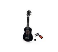 Kit Ukulélé Noir + Sacoche + Tuner + Médiators et cordes de rechange - Jhonny Brook JB310A