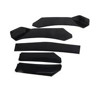 Kit Universel de Lèvre de Pare-chocs Avant, 5 Pièces Spoiler Diffuseur avec Séparateur pour Protection de Carrosserie Automobile