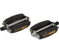Kit universel de pédales de vélo avec réflecteurs - 9 x 7 x 2 cm - 2 pièces | Pédale de vélo | Pédale de vélo universelle | Pièces de vélo