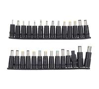 Kit Universel de Prises d’Alimentation pour Ordinateur Portable, 28 Embouts d’Adaptateur CC avec Prise Femelle 5,5 x 2,1 mm, Remplacement Compact et Portable pour,