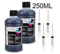 Kit universel de recharge de colorant d'encre pour imprimante, pour Canon HP Epson 301 302 304 305, cartouche deskjet Ecotank, encres compatibles 2pcs black