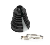 Kit universel de soufflets de cardan fendus avec clips de montage facile, soufflets extérieurs en caoutchouc extensible pour arbre de transmission et pince à soufflets de cardan pour réparation boot