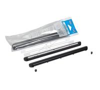 Kit universel d'entrée d'air mortaise - NICOLL - 250x12 - Simple flux - Sanitaire - Noir