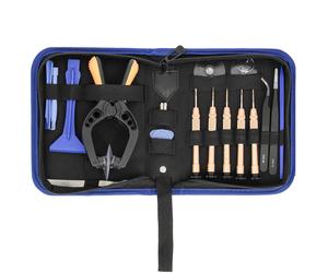 Kit Universel d'outils complet réparation Smartphone/tablette set 19 pieces Noir