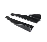 Kit Universel Séparation Pare-choc Arrière Voiture 48cm Pour BMW E90 E92 E93 E60 E61 Tablier Becquet Jupe Latérale Kit D'extension Pare-Chocs Arrière(Aspect fibre de carbone)