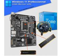 Kit Upgrade évolution PC INTEL Core i7 2,1 Ghz - Intel® UHD Graphics 770 intégré - Ram 8 Gigas - SSD Nvme 240 Gigas - Win 11 Pro
