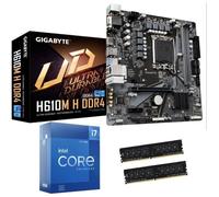 Kit Upgrade PC - Gigabyte - Intel Core i7 - 16 Go RAM - Carte mère H610M - Graphiques UHD 770