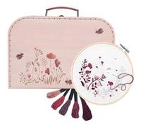 Kit-Valise Broderie Coccinelles - Egmont Toys Rose G