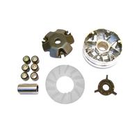 Kit variateur for Scooter GY6 49cc 50cc, poulie d'entraînement d'embrayage Avant avec masselottes, Compatible avec 139QMB 139QMA