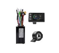 Kit Vélo Électrique avec Contrôleur Sinusoïdal 36 V 48 V 26 A 3 Modes, Écran LCD S869 et Accélérateur au Pouce pour Vélo Électrique