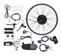 Kit Vélo Électrique, Moteur Vélo Électrique Kit de Conversion pour Vélo Électrique 27,5" - Moteur Avant 36 V 500 W - Maximum 35-40 km/h - avec Écran LCD et Entraînement Avant