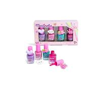 Kit vernis et bagues enfant Martinelia 4 x 5 ml - 4 couleurs & 4 bagues, dès 3 ans