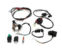 Kit Verrouillage 1 Jeu Faisceau Câblage Moteur Démarrage Électrique Bobine Relais Solénoïde CDI Pour 50cc 70cc 90cc 110cc 125cc 2/4 Temps ATV Pit Quad Scooter
