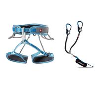 Kit via ferrata Ocún Via Ferrata Twist Tech Captur Pro Swivel Set Taille: XS-M / Couleur: bleu / gris