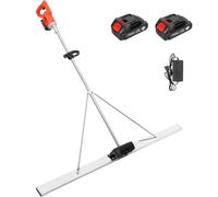 Kit vibratoire de chape en béton, outil de finition alimenté par batterie pour niveler la surface des trottoirs, règle de sabotage de construction de routes