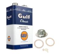 Kit vidange 5L huile GULF + crépine + pochette joints pour moteur VOLKSWAGEN Type 1 Coccinelle Combi