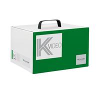 Kit Vidéo 2 Fils 1 Bp Platine Antivandale + Moniteur Main Libre - COMELIT KVAV01