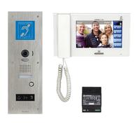 Kit vidéo access. b magnét. plat inox enc. jpdvflbm+jp4med+ps2420dm sans mémoire - AIPHONE JPS4AEDFLBMSMEM