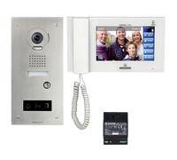 Aiphone - Kit vidéo accessibilité JPS4AEDFL avec platine inox encastrée JPDVFL, écran 7'' tactile - JPS4AEDFL.