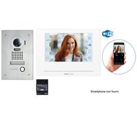 Kit vidéo JO wifi, platine inox encastrée, moniteur écran 7 tactile & alimentation - AIPHONE - JOS1FW"