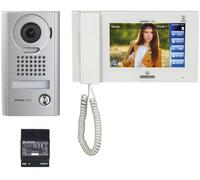 Kit vidéo JP platine saillie, gd angle, moniteur écran 7 tactile avec alimentation - AIPHONE - JPS4AEDV"