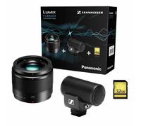 Kit vidéo Panasonic - Objectif 25mm f/1.7 + Micro + SD 32Go