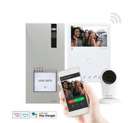 Kit Vidéo Quadra Et Mini Wi-Fi 2 Fils + Wicams02Fa - COMELIT 8451V/CAM