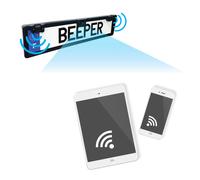 Kit Vidéo & Radar De Recul Wifi Avec Support De Plaque Beeper - H4wifi
