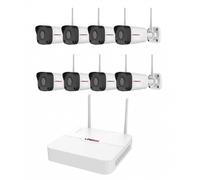 Kit vidéo surveillance wifi 8 caméras, disque dur 2 to