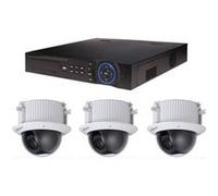 Kit Vidéosurveillance Dahua Enregistreur DVR et 3 Caméras Dôme Analogiques HDCVI G
