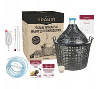 KIT VIN 15L avec ballon en verre set à vin ballon de fermentation ballon à...