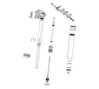 Kit vis de collier de serrage pour tige de selle Rockshox Reverb/Stealth B1 Noir