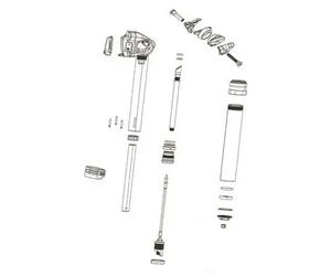 Kit vis de collier de serrage pour tige de selle Rockshox Reverb/Stealth B1 Noir