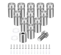 Kit Vis D'écartement 12Pcs Inox Pour Panneaux Acryliques, Fixation Murale