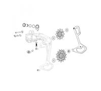 KIT VIS MONTAGE DÉRAILLEUR ARRIÈRE SRAM X01 EAGLE AXS - 11.7518.092.001 -